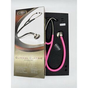Prestige Medical Clinical Classic Ergonomic Stethoscope 27" HOT PINK -Model 127